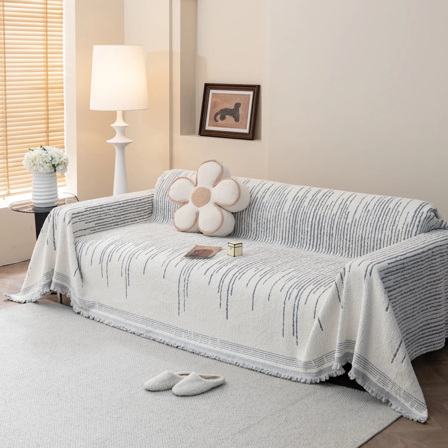 WarmLine Fluffy Sofa Cover