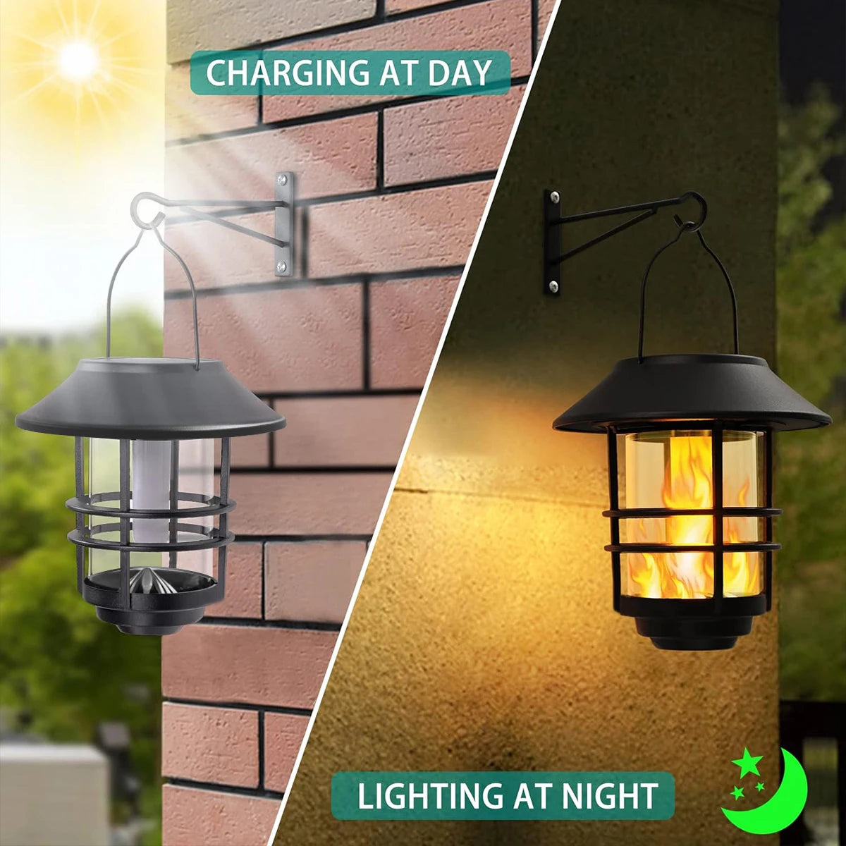 Solar Ember Lantern - 2-in-1 pack