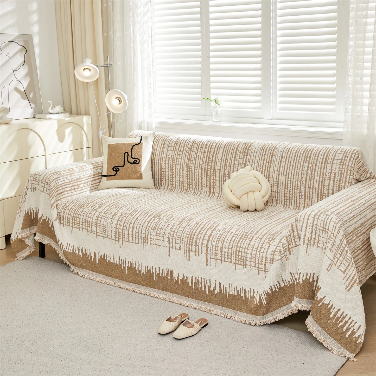 WarmLine Fluffy Sofa Cover