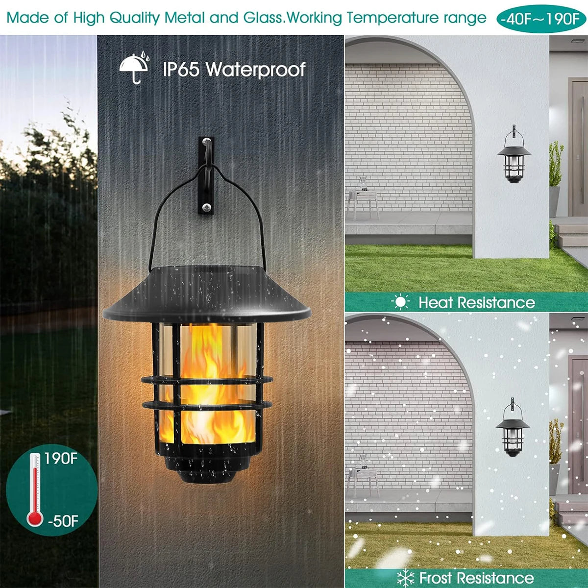 Solar Ember Lantern - 2-in-1 pack