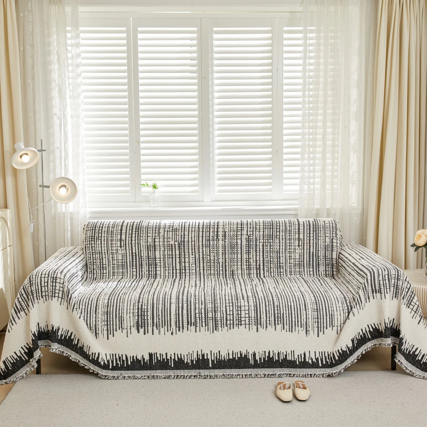 WarmLine Fluffy Sofa Cover