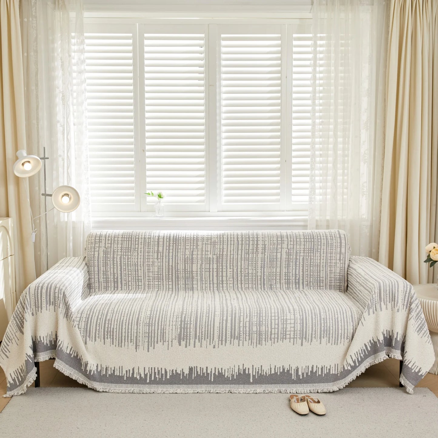 WarmLine Fluffy Sofa Cover