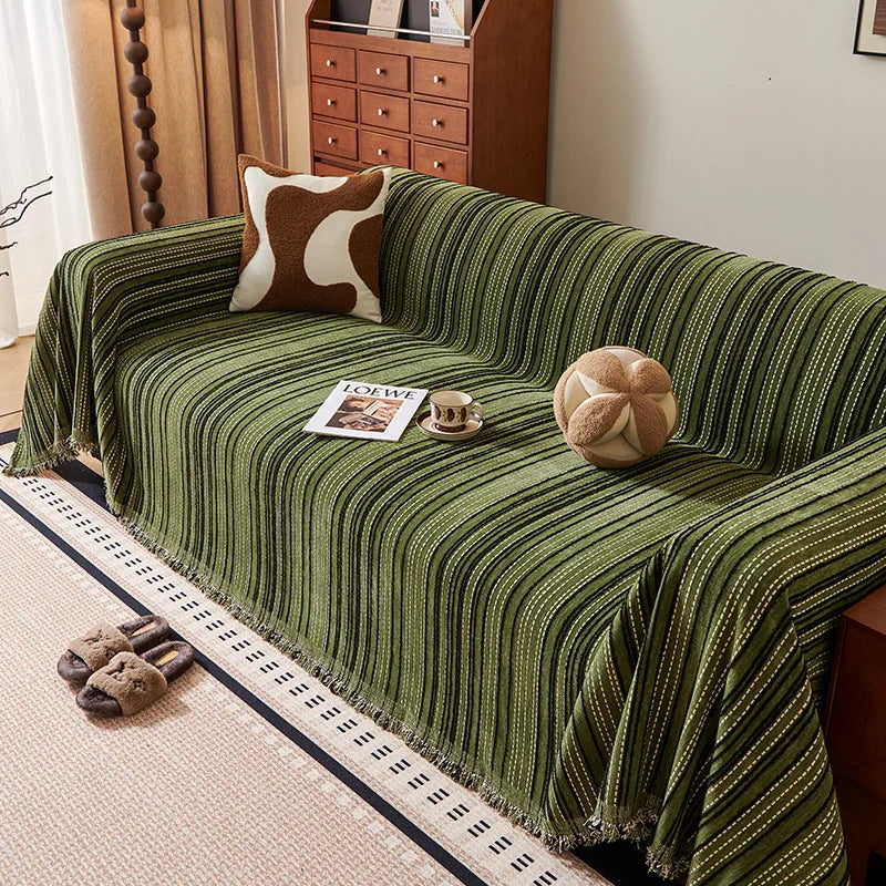 Evergreen Solid Chenille Sofa Cover