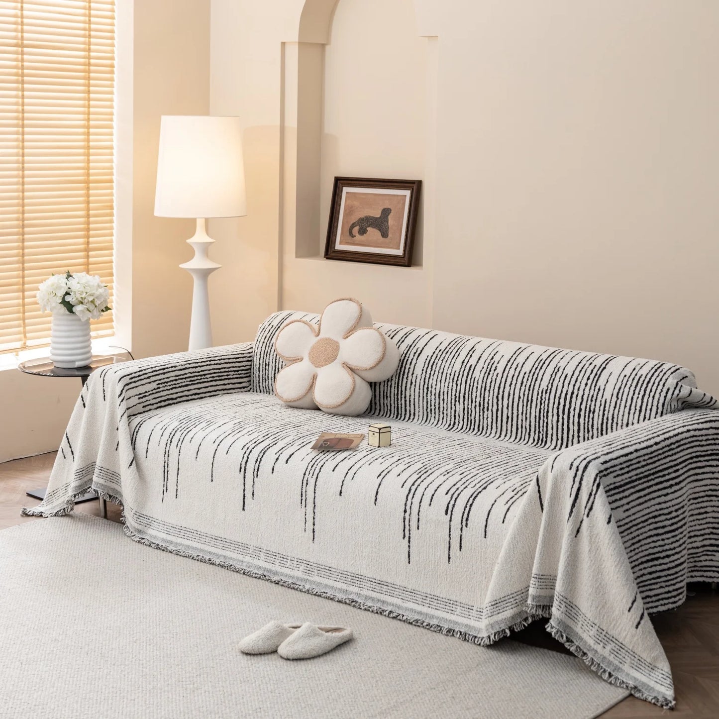WarmLine Fluffy Sofa Cover