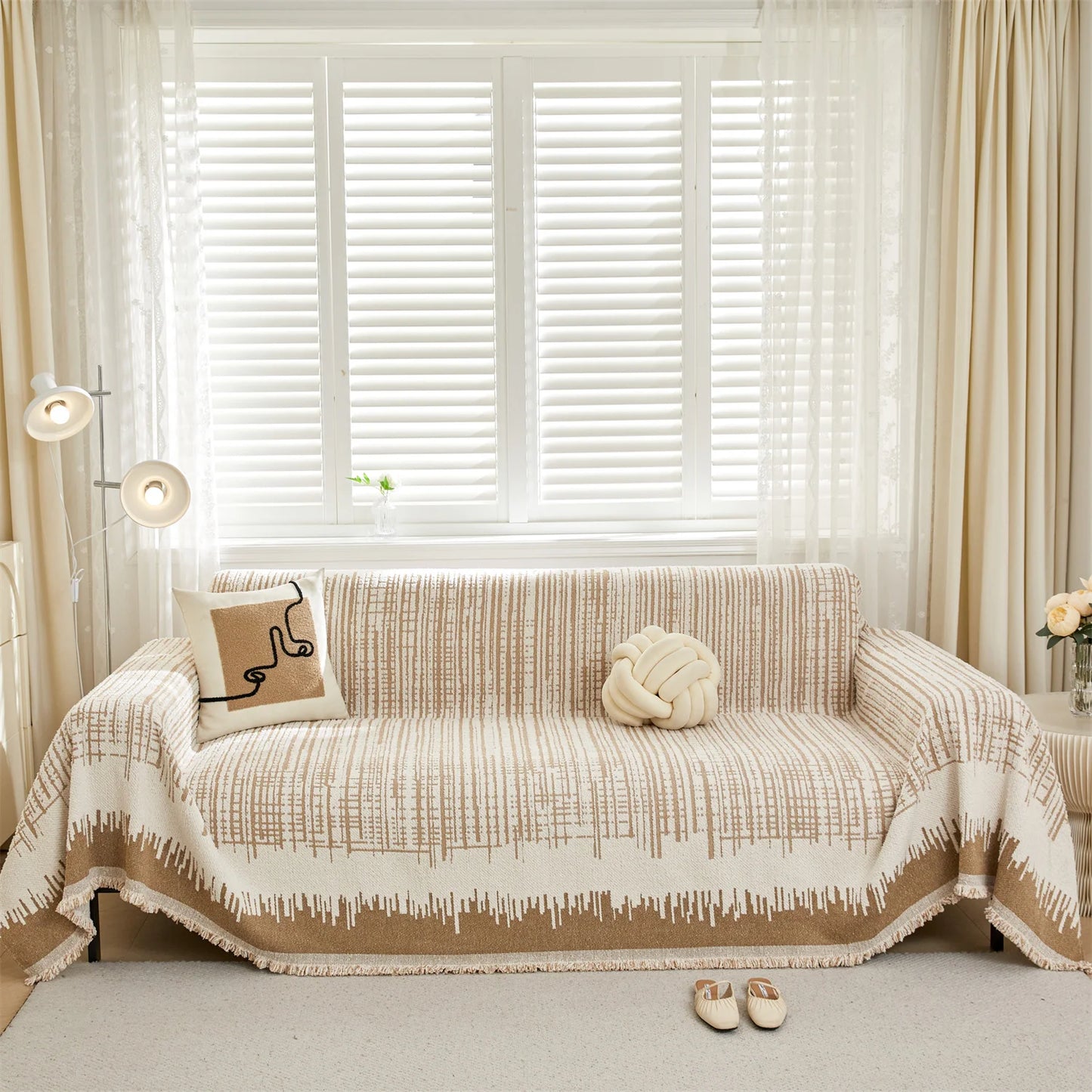 WarmLine Fluffy Sofa Cover