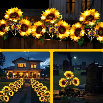Solar Sunflower LED Lights