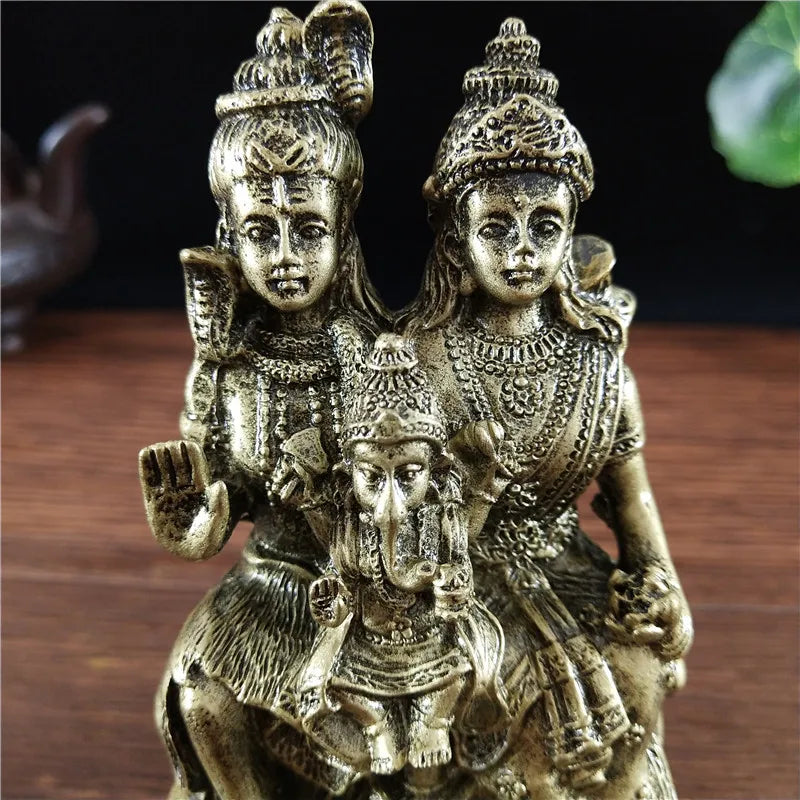 Shiva  & Ganesha Statue