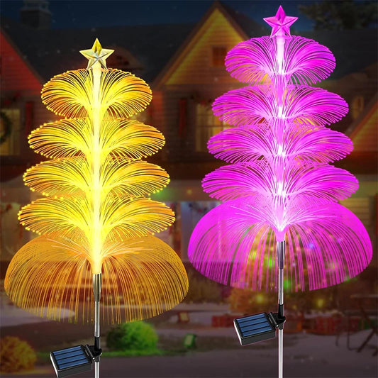 Seven Colors Gradient Solar Christmas Tree Light