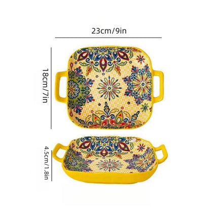 Bohemian style salad plate