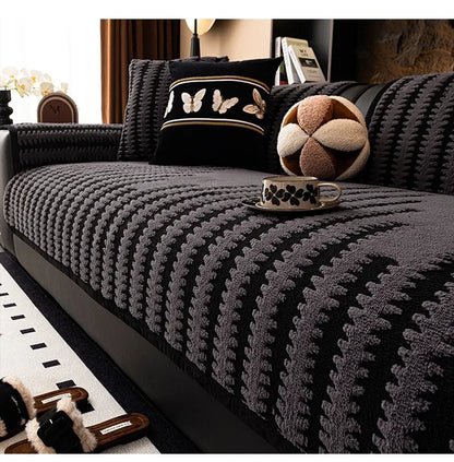 TuftWarm – Fleece Anti-Slip Sofa Cover
