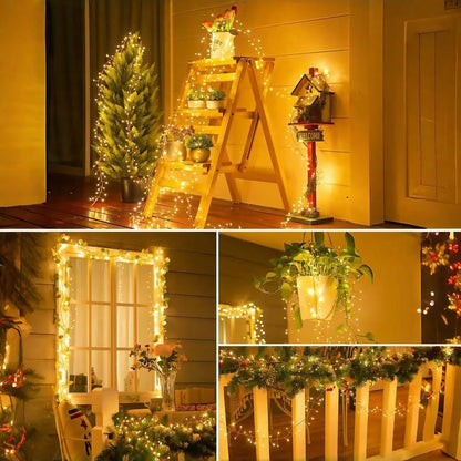 Solar Firecracker String Lights