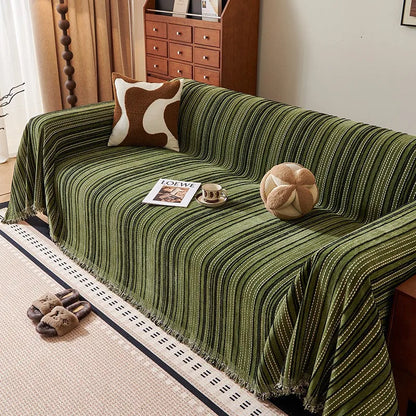 Evergreen Solid Chenille Sofa Cover