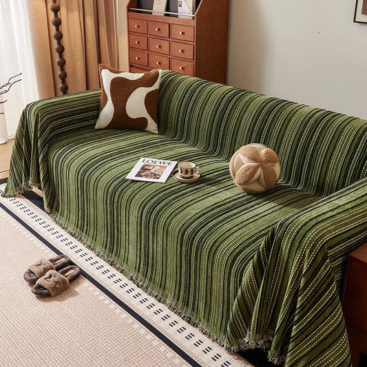 Evergreen Solid Chenille Sofa Cover