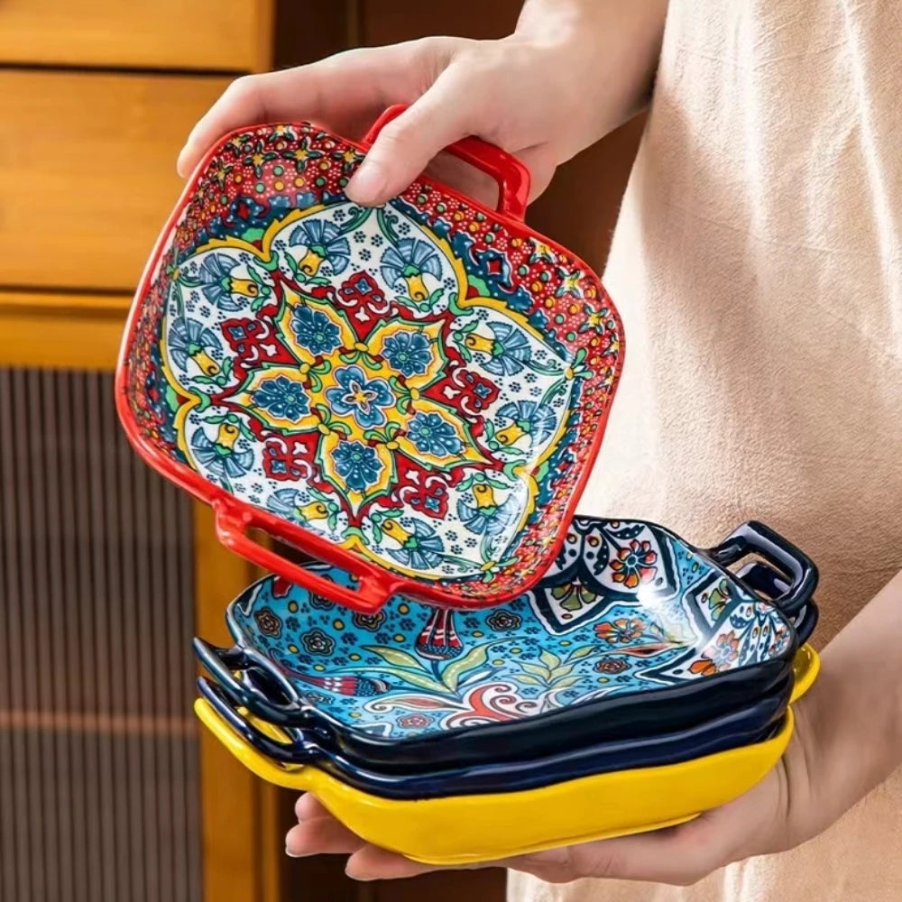 Bohemian style salad plate