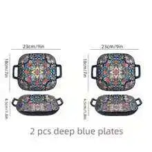 Bohemian style salad plate