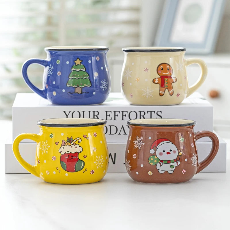 Ceramic Christmas Mugs Cartoon