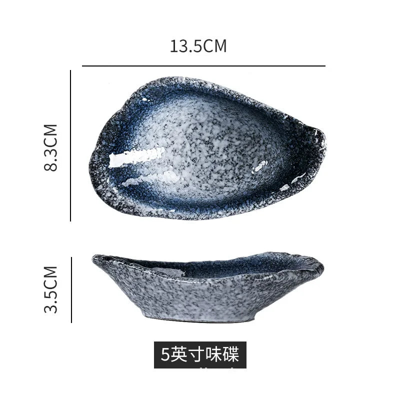 Sushi Plate Japanese Style Ceramic