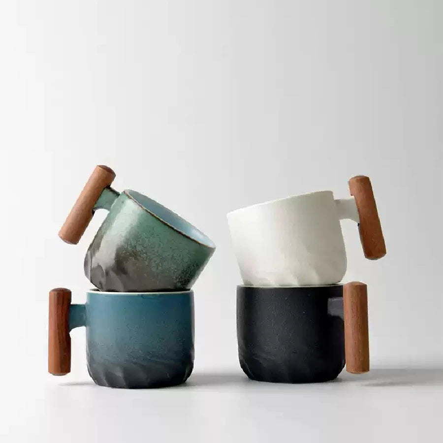 Ceramic retro coffee cup