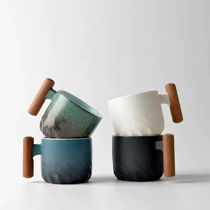 Ceramic retro coffee cup