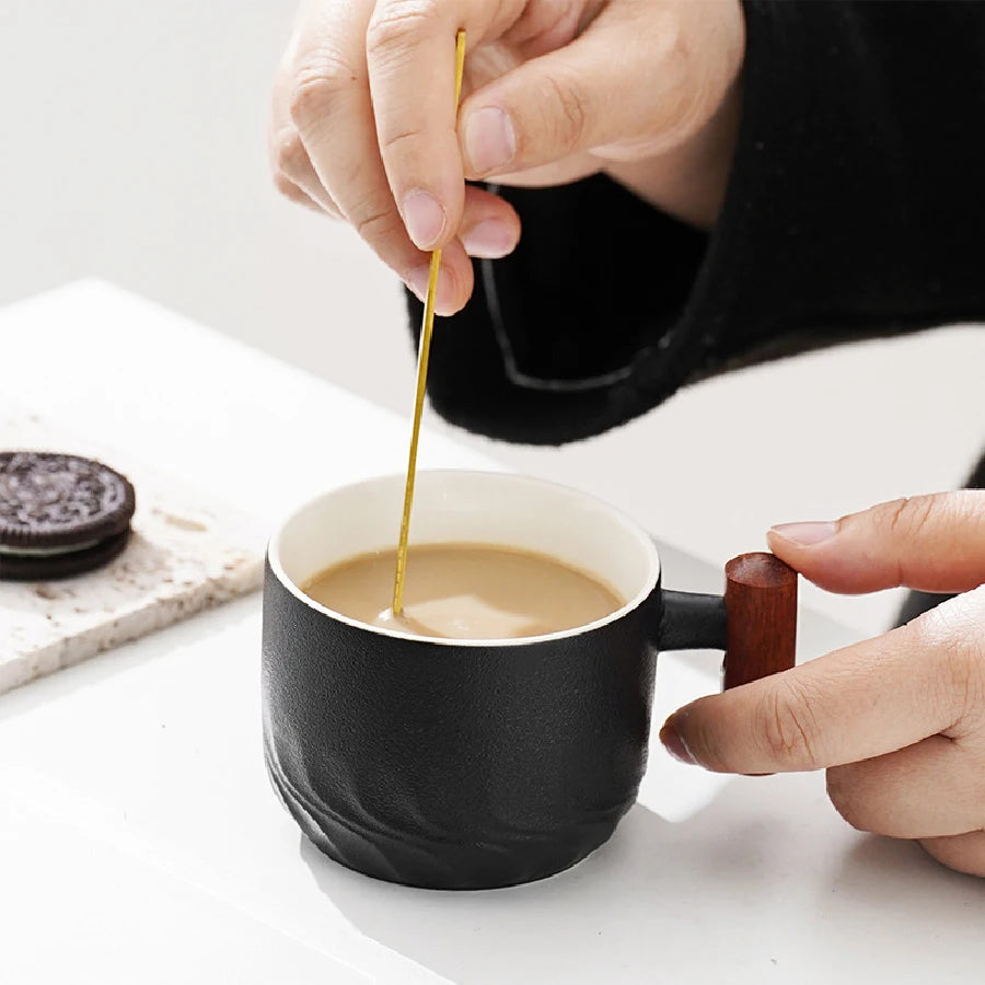 Ceramic retro coffee cup