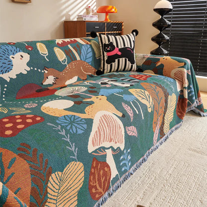 CozyShield – 3-Seater Knitted Sofa Cover