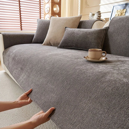 TwillEase – Minimalist Anti-Slip Sofa Cover