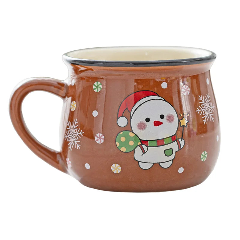 Ceramic Christmas Mugs Cartoon