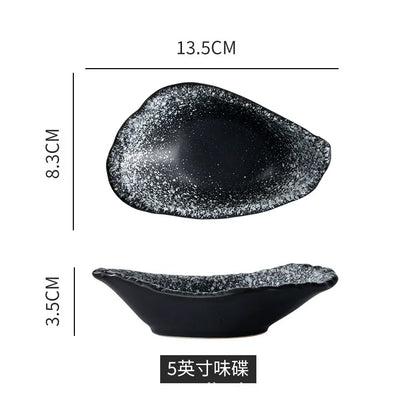 Sushi Plate Japanese Style Ceramic