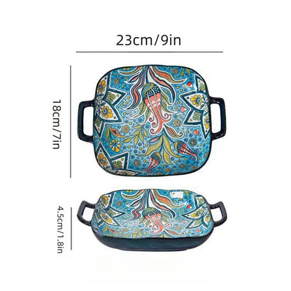 Bohemian style salad plate