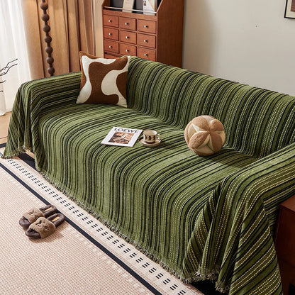 Evergreen Solid Chenille Sofa Cover