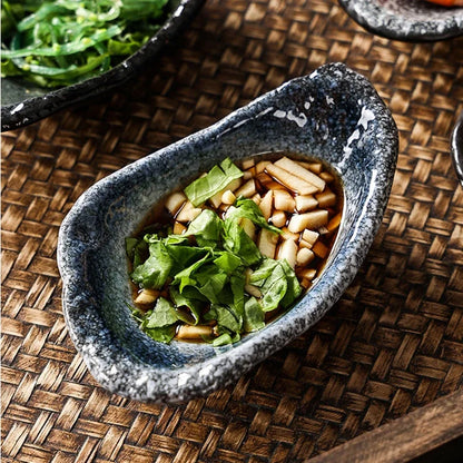 Sushi Plate Japanese Style Ceramic