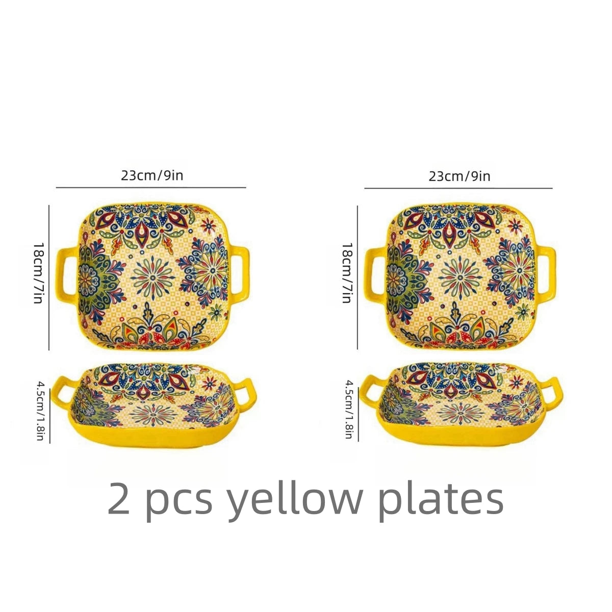 Bohemian style salad plate