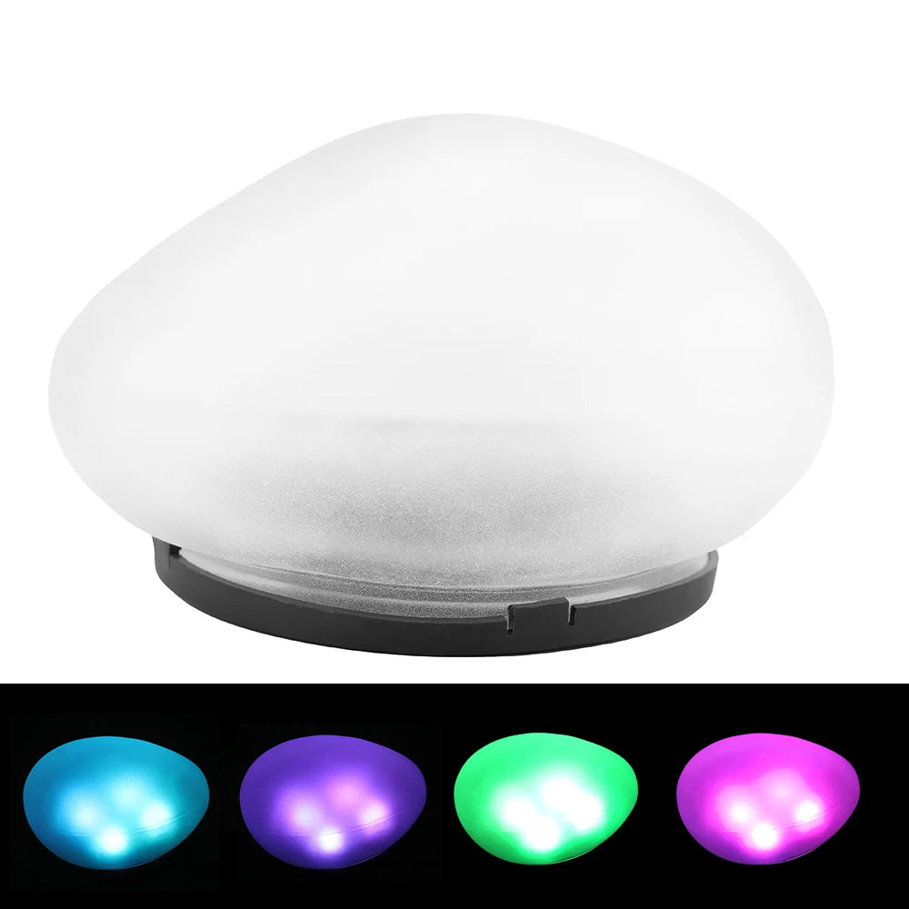 Solar LED Pebble Light