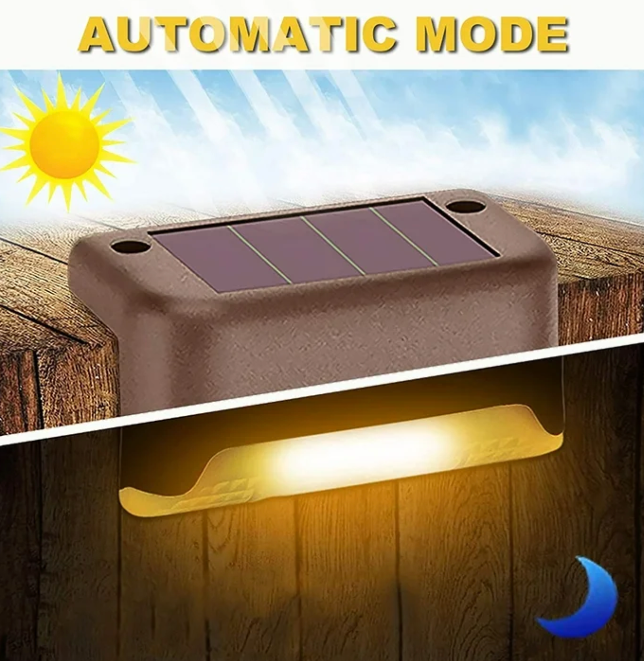 EcoSolar Fence Light