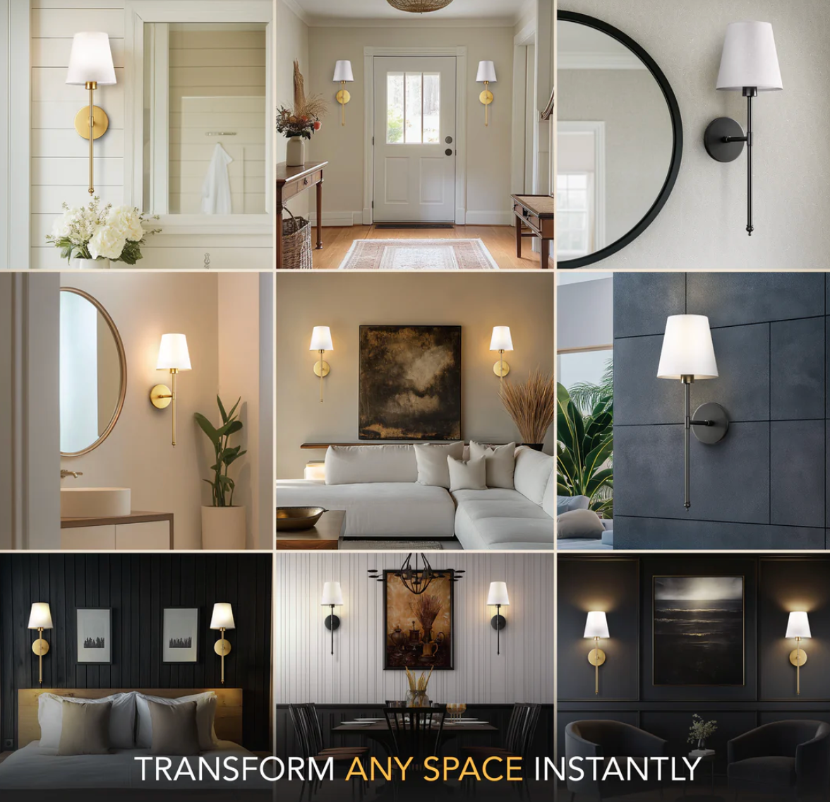 Wireless Wall Sconces (SET OF 2)