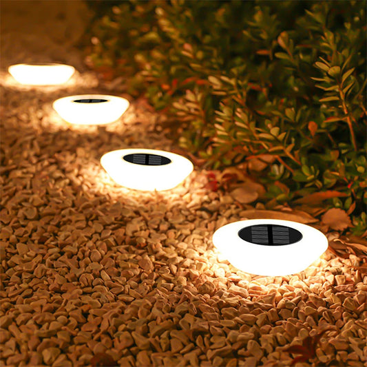 LumaTerra Solar Ground Lights – 4 Pack