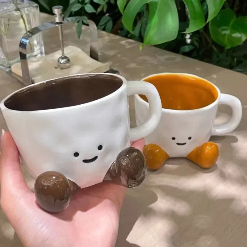 Cartoon Couple Ceramic Mug