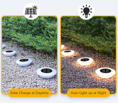 LumaTerra Solar Ground Lights – 4 Pack