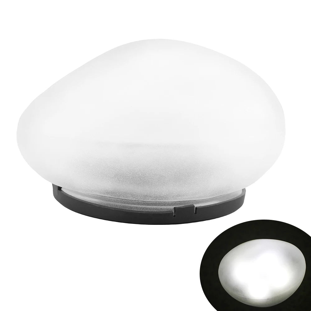 Solar LED Pebble Light