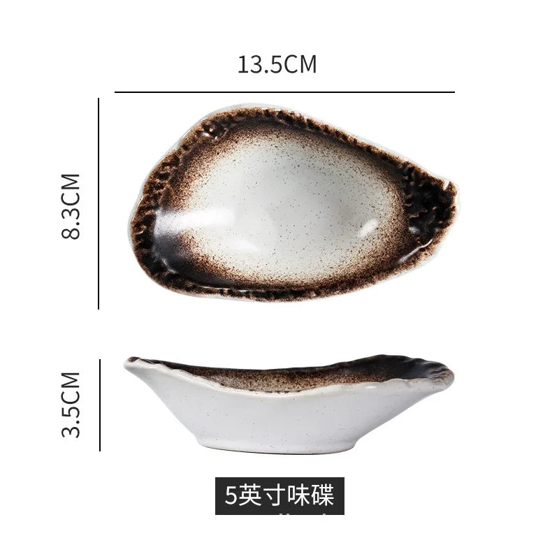 Sushi Plate Japanese Style Ceramic