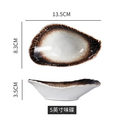 Sushi Plate Japanese Style Ceramic